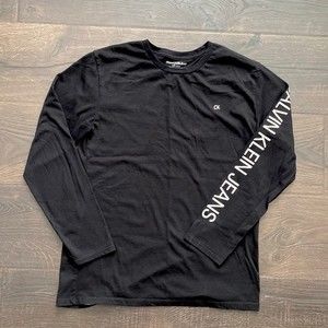 Calvin Klein boys long sleeve T-shirt Sz L 14/16